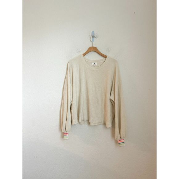 Sundry beige tan fleece cozy‎ fleece lounge set size L - Picture 1 of 9